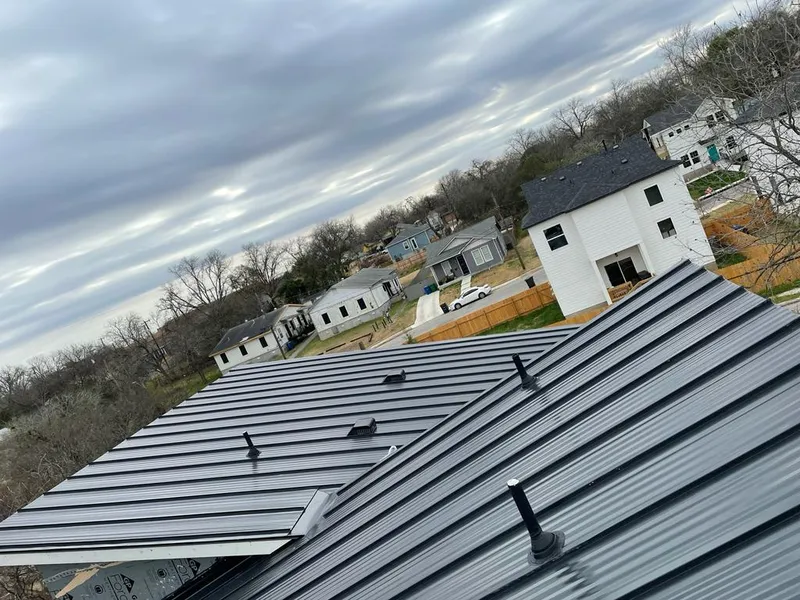 Standing seam metal roof panels with vents for Skylight Repair in Campbell